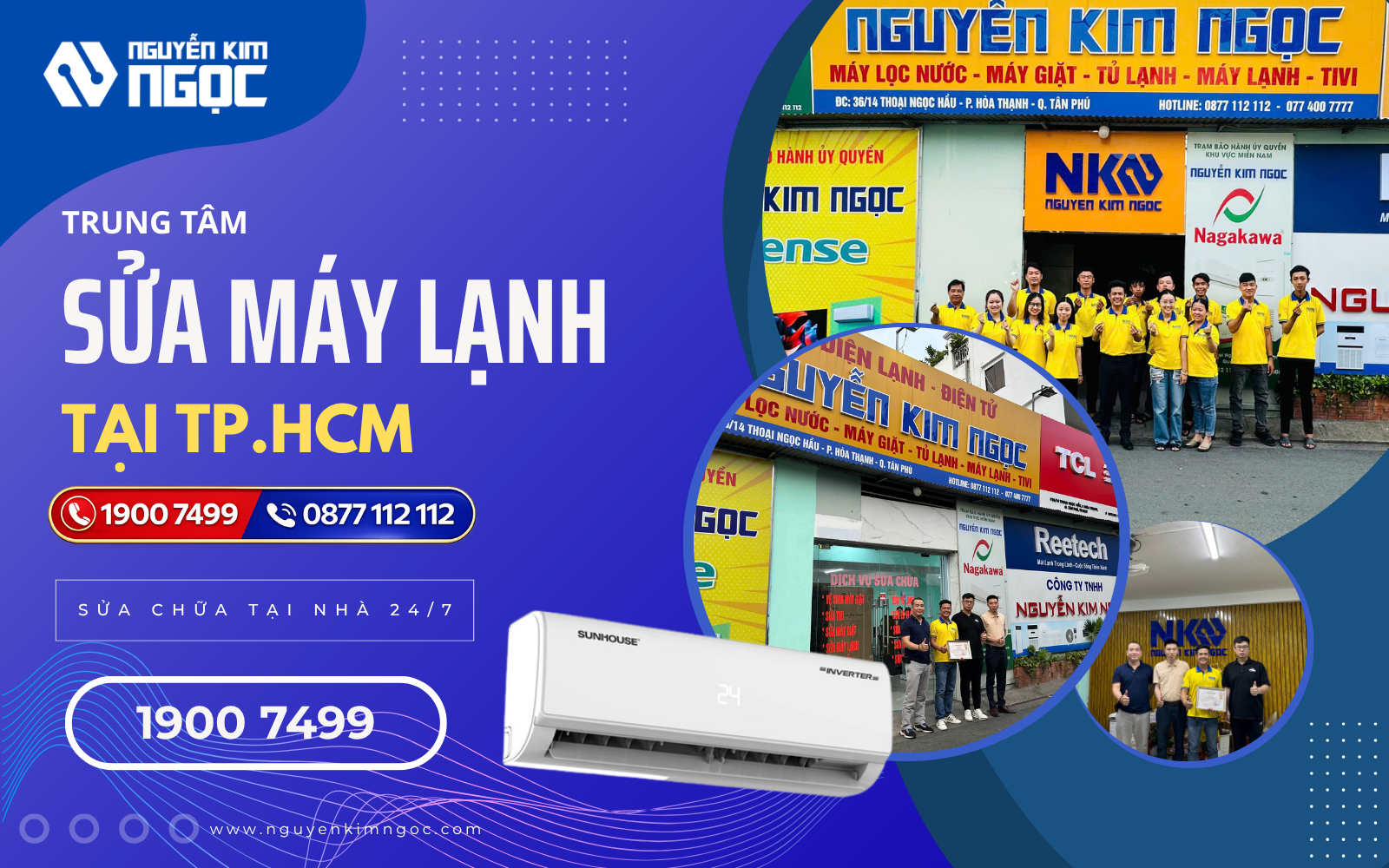 Trung tâm sửa chữa máy giặt tại tphcm