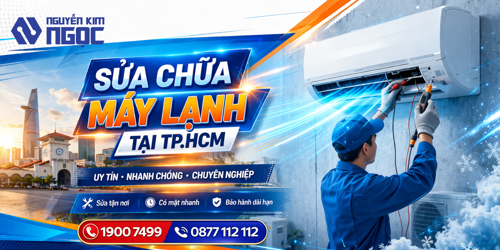 Trung tâm sửa chữa máy lạnh tại tphcm