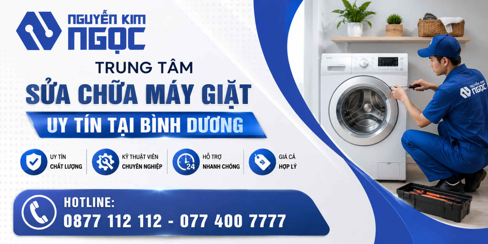 Trung tâm sửa máy giặt tại Bình Dương