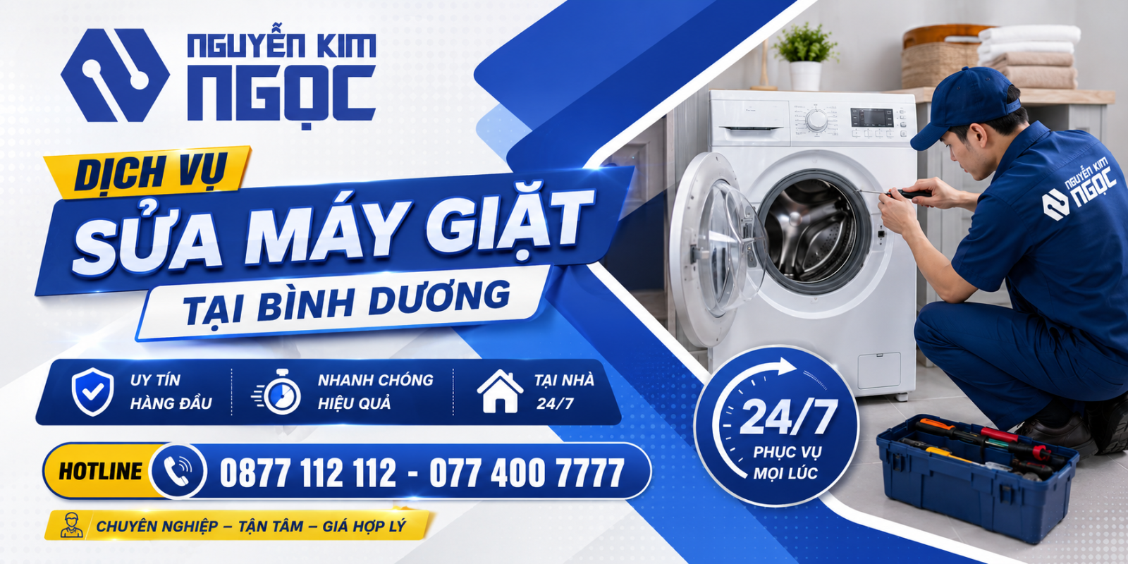 Trung tâm sửa máy giặt tại Bình Dương
