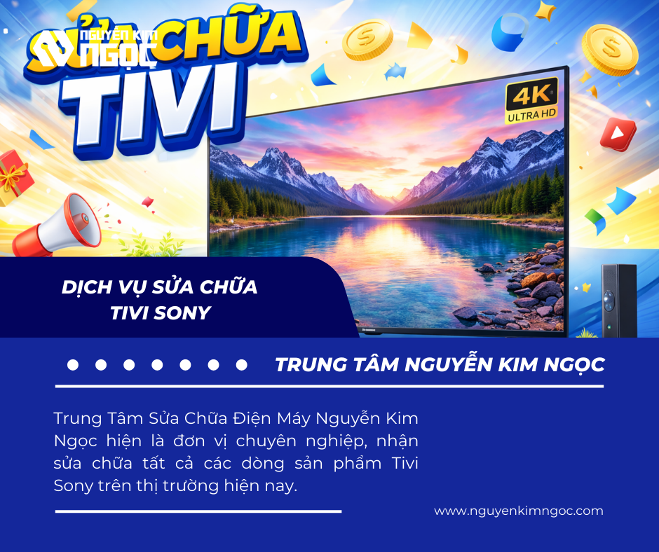 Dịch Vụ Sửa Chữa Tivi Sony Tại Nhà Nhanh Chóng