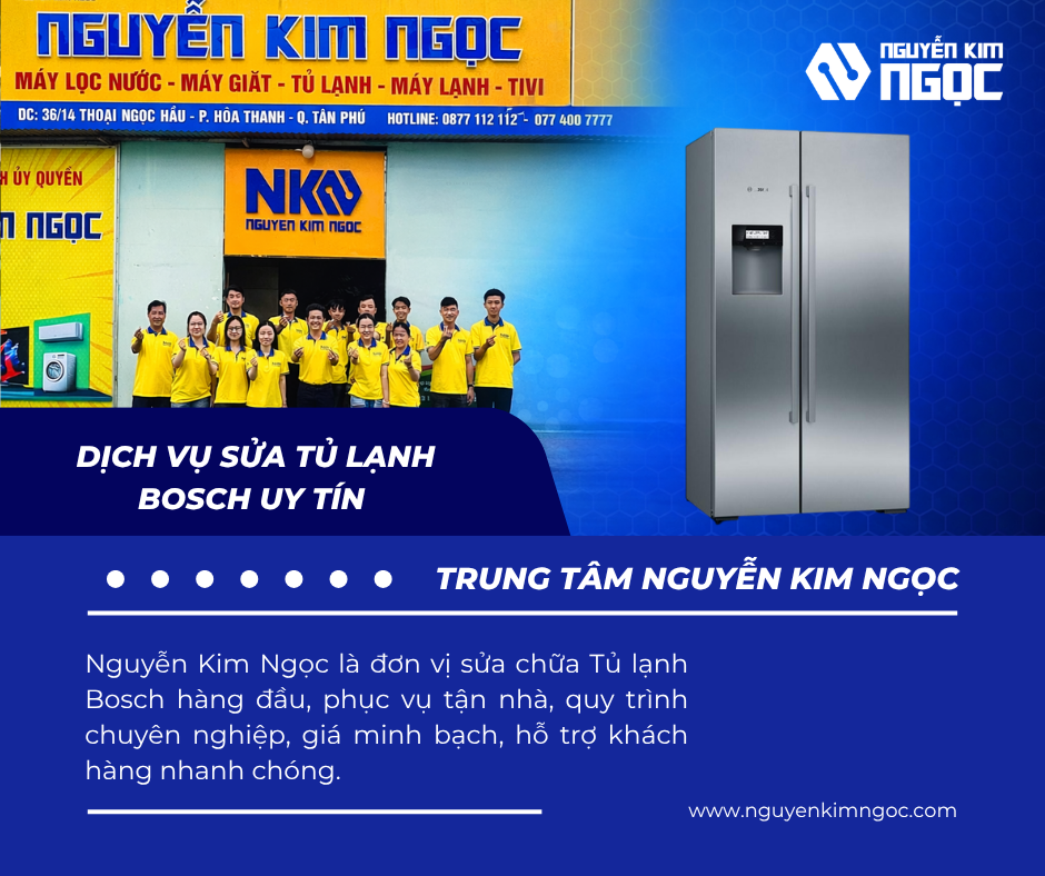 Dịch Vụ Sửa Tủ Lạnh Bosch Tại Nhà Uy Tín