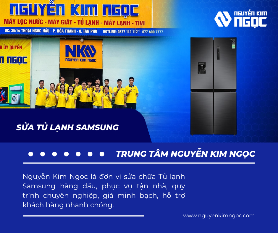 Sửa Tủ Lạnh Samsung Tại Nhà Uy Tín Giá Hợp Lý