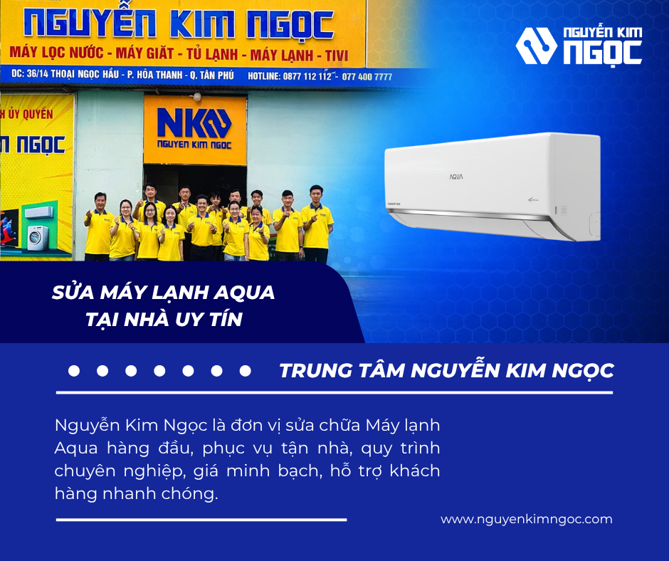 Sửa Máy Lạnh Aqua Tại Nhà Uy Tín Có Mặt Nhanh