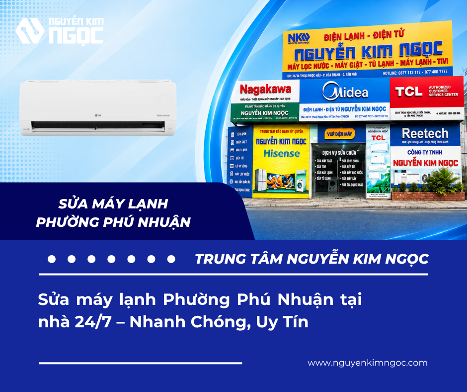 Sửa Máy Lạnh Phường Phú Nhuận Tại Nhà 24/7