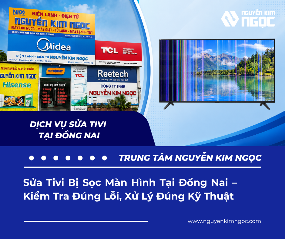 Sửa Tivi Bị Sọc Màn Hình Tại Đồng Nai