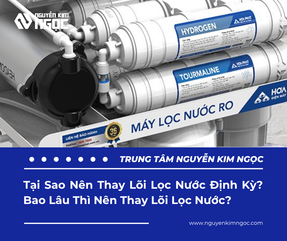 Tại Sao Nên Thay Lõi Lọc Nước Định Kỳ? Bao Lâu Thì Nên Thay Lõi Lọc Nước?