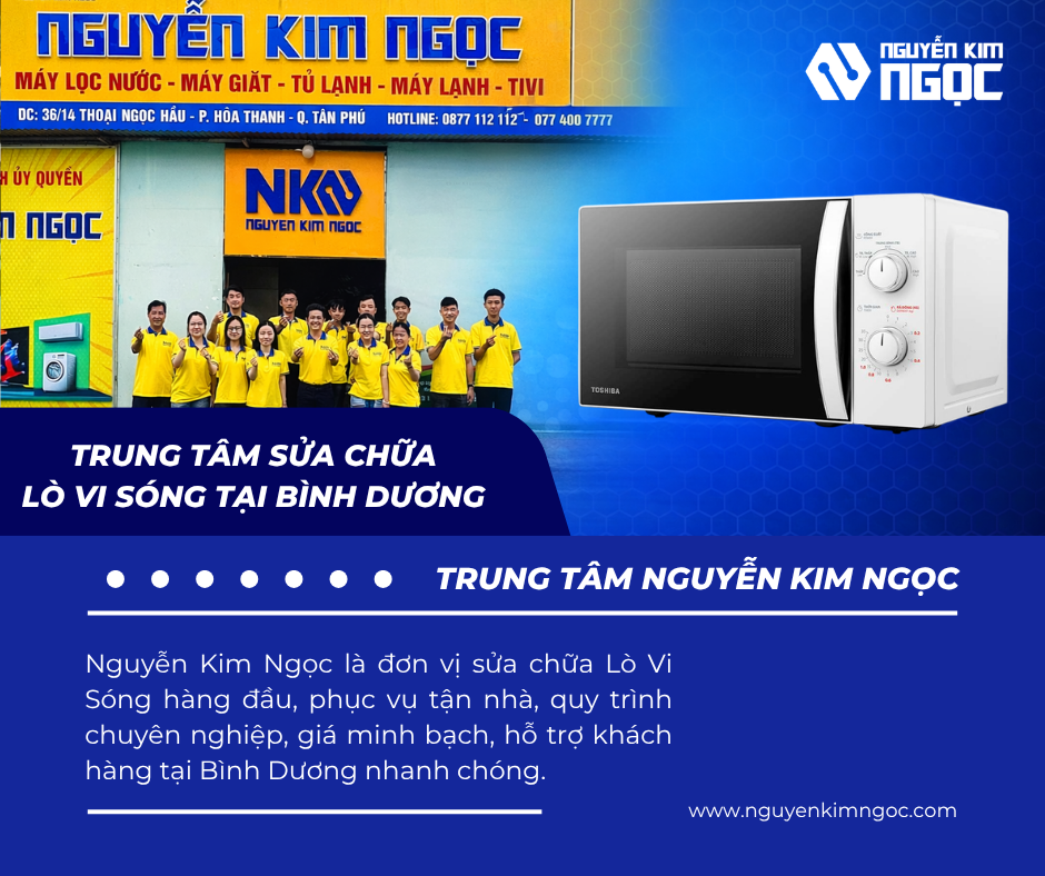 Trung Tâm Sửa Chữa Lò Vi Sóng Tại Bình Dương
