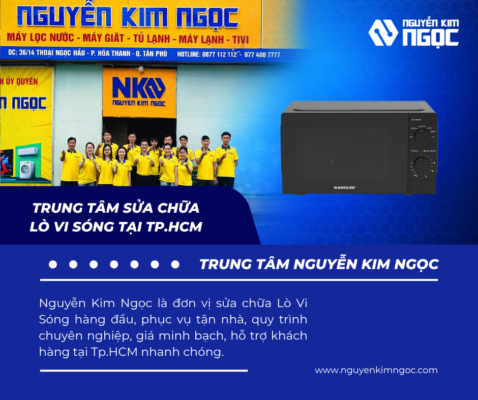 Trung Tâm Sửa Chữa Lò Vi Sóng Tại TP.HCM
