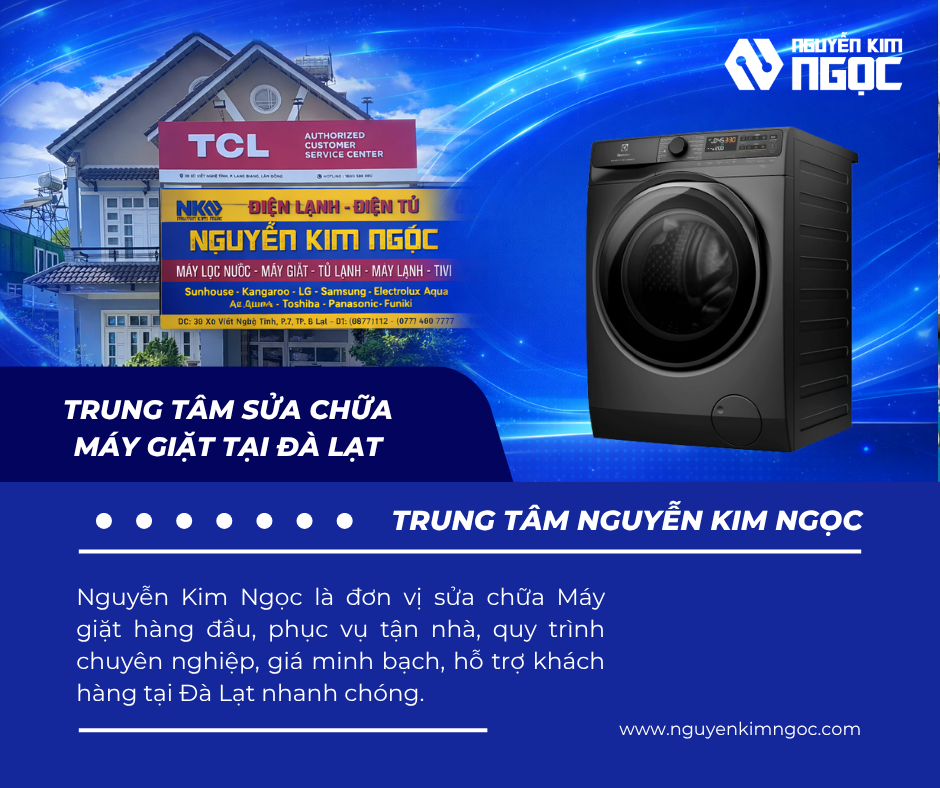 Trung Tâm Sửa Chữa Máy Giặt Tại Đà Lạt