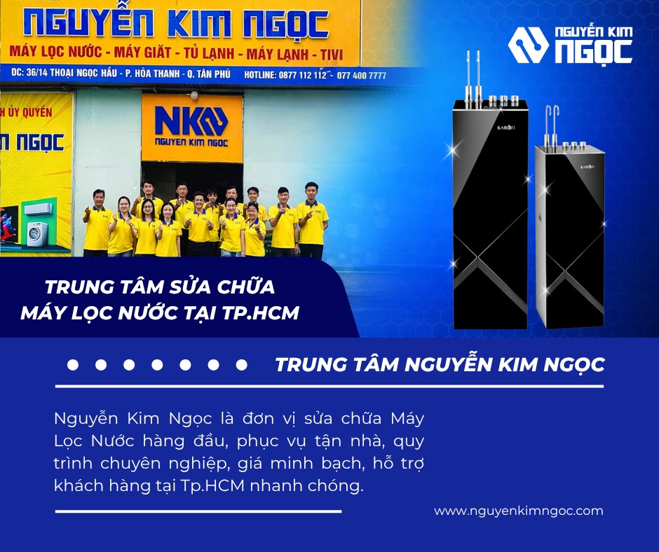 Trung Tâm Sửa Chữa Máy Lọc Nước Tại TP.HCM
