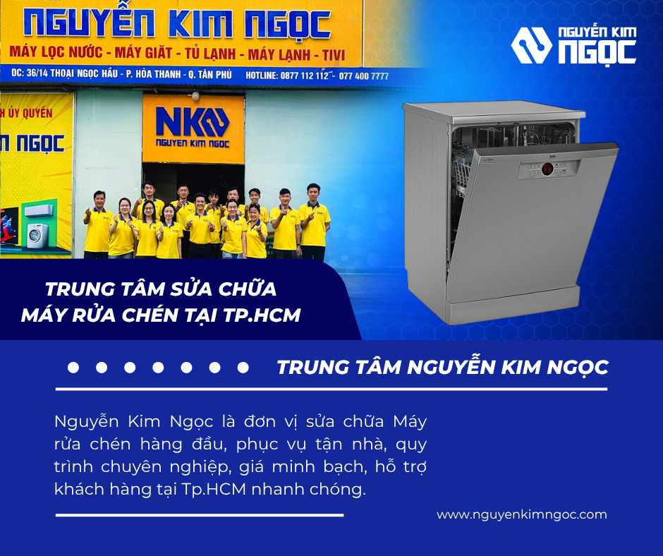 Trung Tâm Sửa Chữa Máy Rửa Chén Tại TP.HCM