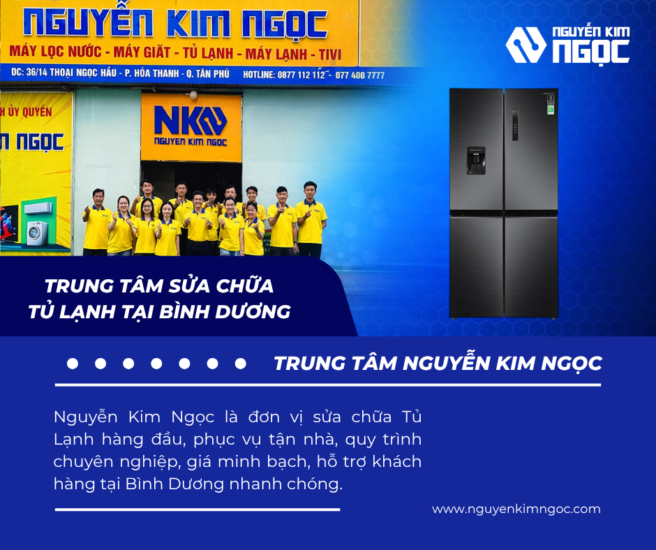 Trung Tâm Sửa Chữa Tủ Lạnh Tại Bình Dương Uy Tín